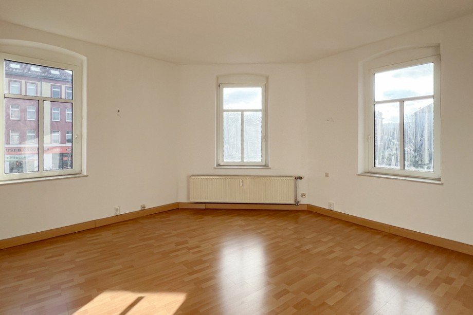 Wohnzimmerfenster- vor �bergabe geputzt ;-) Etagenwohnung Erfurt
