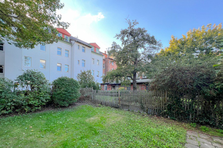 Gemeinschaftsgarten mit Grillplatz Etagenwohnung Erfurt / Andreasvorstadt
