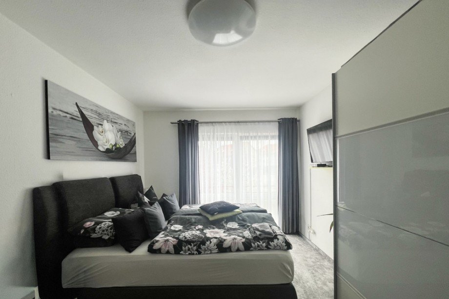 Schlafzimmer Dachgeschosswohnung Erfurt / Urbich