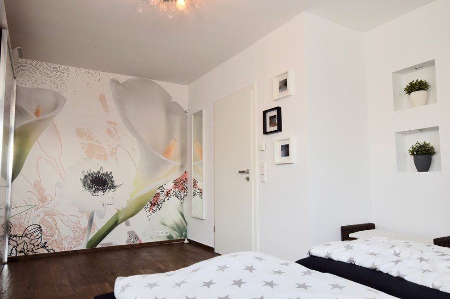 modernes Schlafzimmer Einfamilienhaus Riethnordhausen