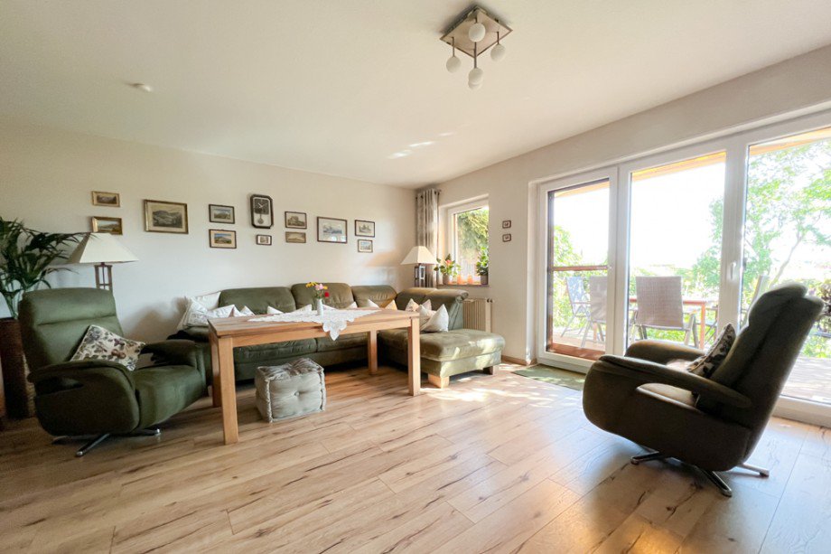 Gem�tliches Wohnzimmer Reihenendhaus Erfurt / Gottstedt