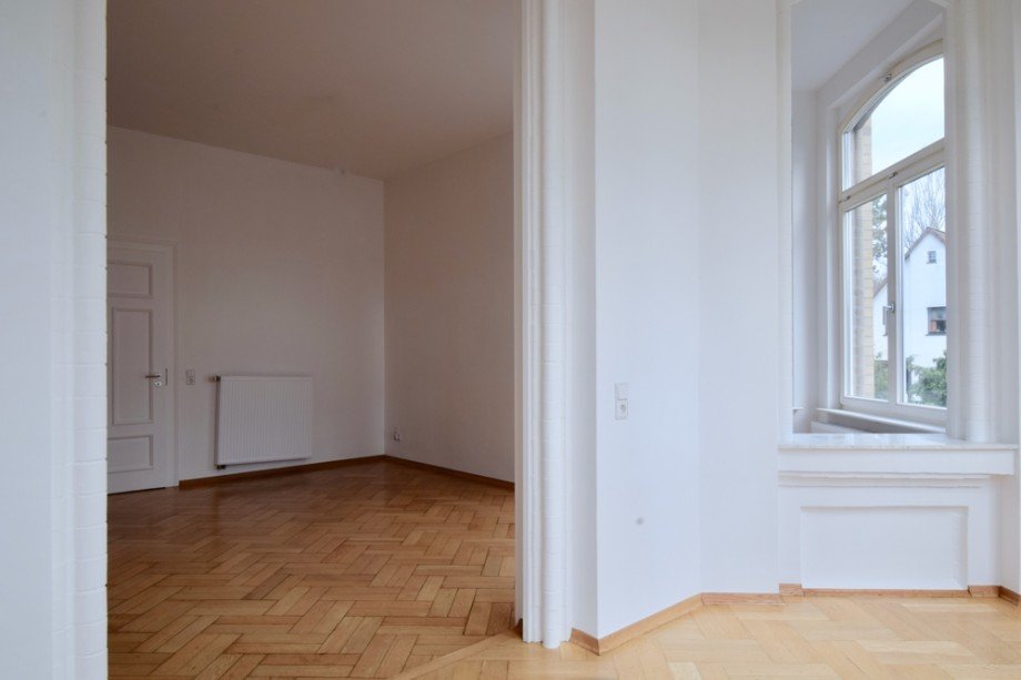 Blick in den Wohnbereich Erdgeschosswohnung Erfurt