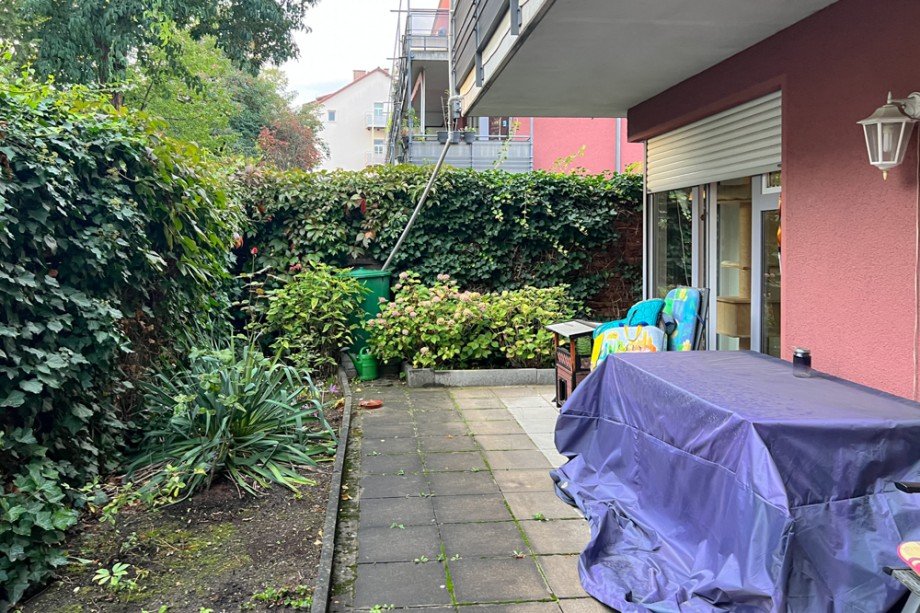 Terrasse mit eigenem Gartenbereich Erdgeschosswohnung Erfurt