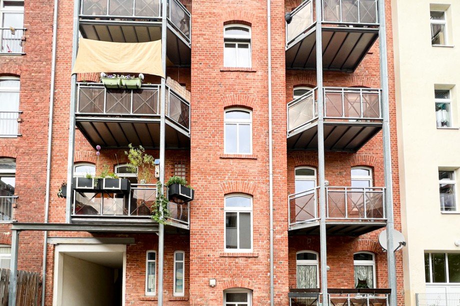 Gepflegte Balkonanlage Etagenwohnung Erfurt
