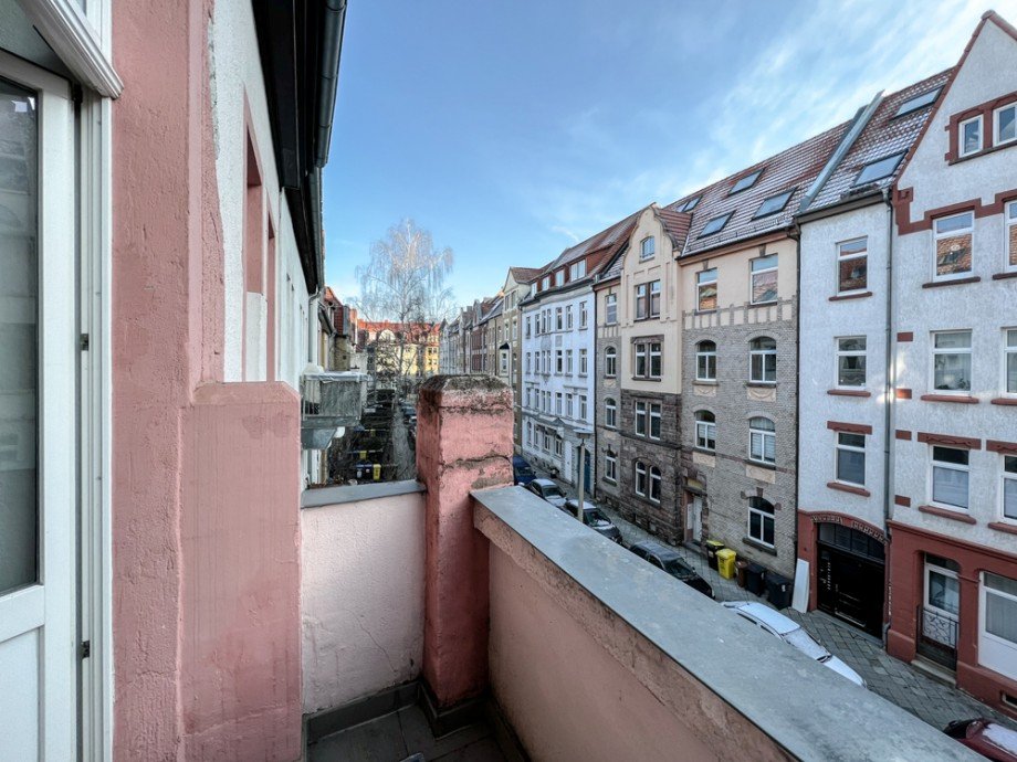 Traditioneller Balkon Etagenwohnung Erfurt