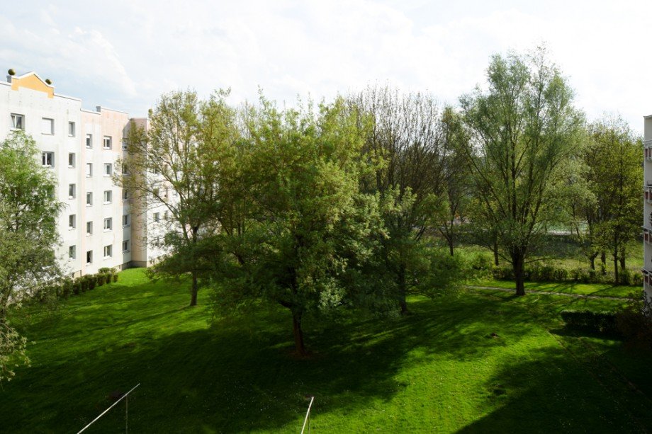 Blick vom Balkon Etagenwohnung Eisenach