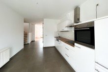 Wohnungsk�che mit Einbauk�che Familienfreundliche Maisonettewohnung mit Balkon & EBK in der Kr�mpfervorstadt