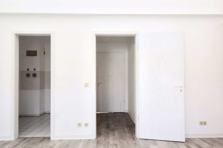 Blick in K�che und Flur Dachgeschosswohnung Erfurt