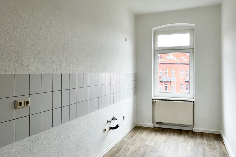 K�che zur Hofseite Etagenwohnung Erfurt