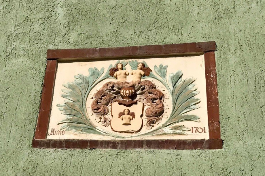 Hauswappen Baujahr1701 Mehrfamilienhaus Tonna / Gr�fentonna