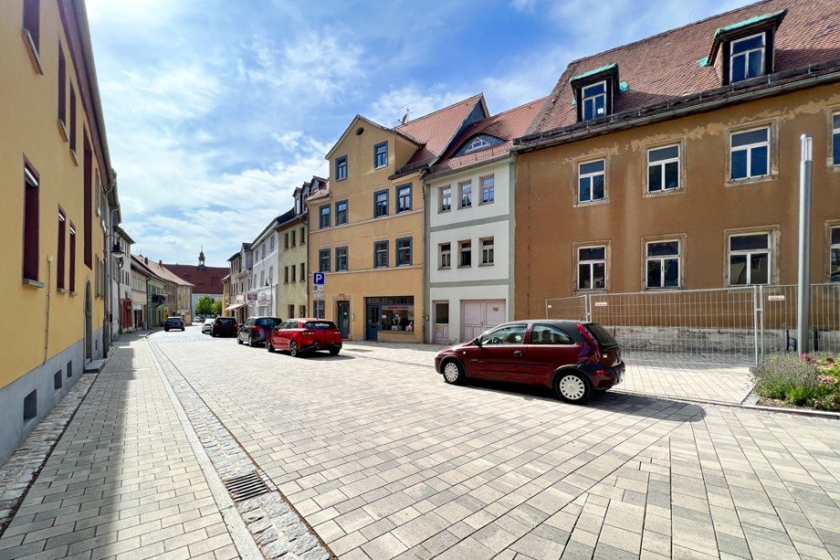 Blick zum Marktplatz Haus Buttst�dt