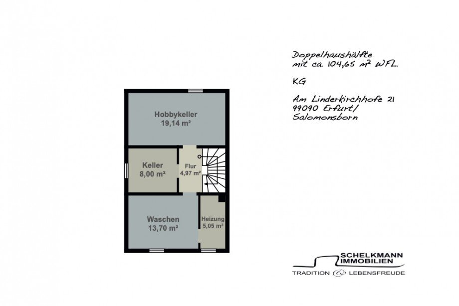 Grundriss_KG Doppelhaush�lfte Erfurt/ Salomonsborn