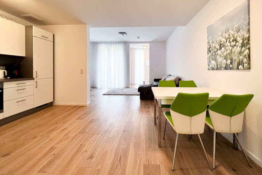 Gro�er Wohn- und Essbereich Erdgeschosswohnung Erfurt