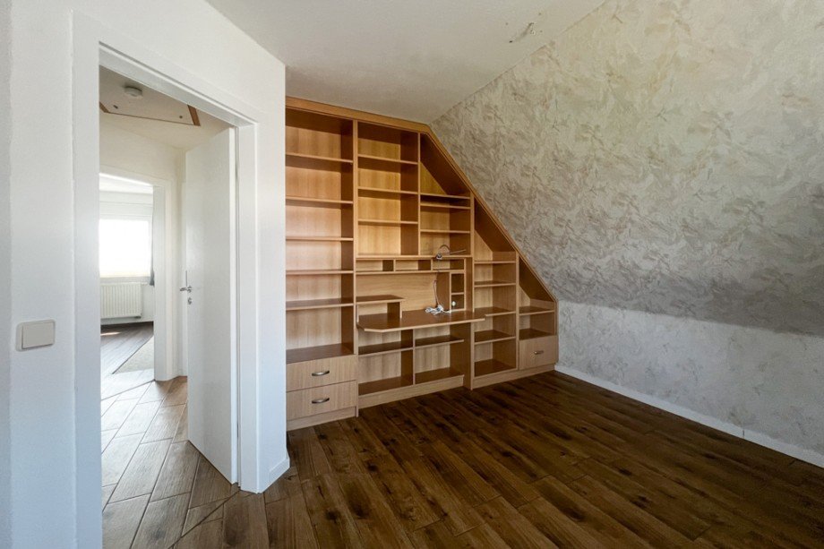 Schlafzimmer mit Arbeitsbereich Einfamilienhaus Herbsleben