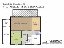 Grundriss EG Berlstedt Ihr neues Familiennest - modernes Einfamilienhaus mit kleinem Pool & Garten
