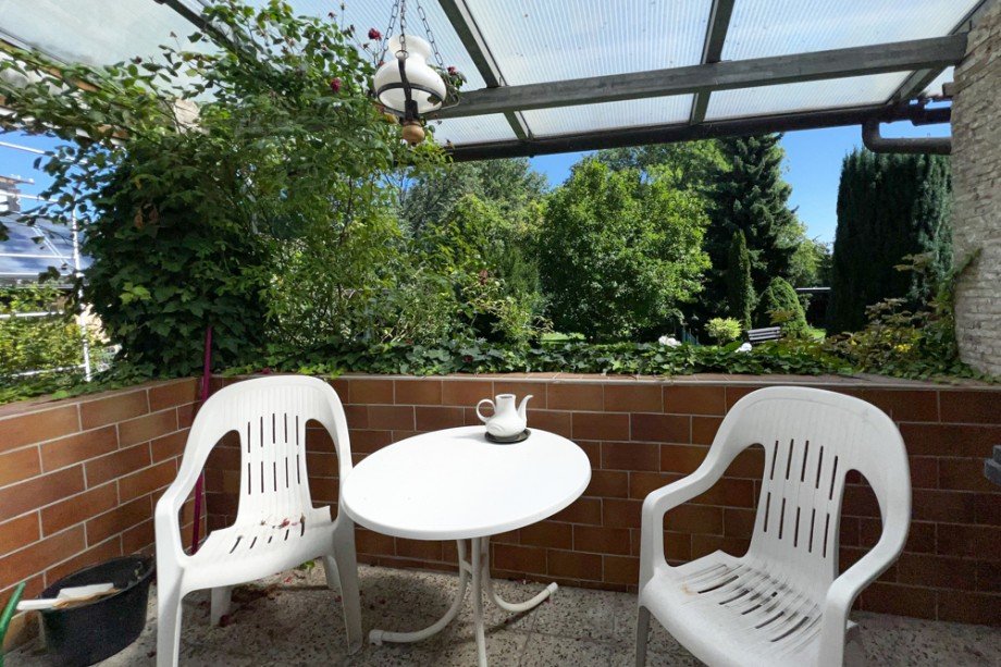 �berdachte Veranda Doppelhaush�lfte Am Ettersberg