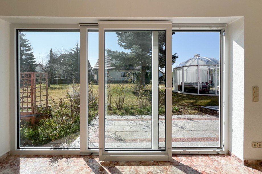 Terrassent�ren Wohnzimmer Einfamilienhaus Erfurt / Stotternheim