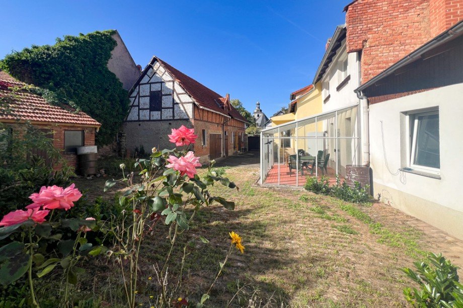 idyllischer Innenhof Einfamilienhaus Am Ettersberg / Berlstedt