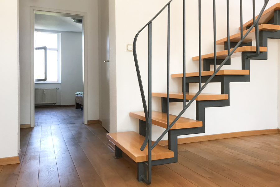 Treppe und Flur Maisonettewohnung Erfurt / Andreasvorstadt
