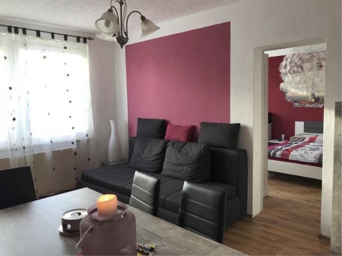 Blick ins Schlafzimmer Etagenwohnung Bad Langensalza