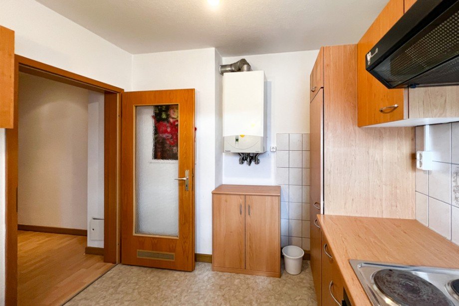 K�che mit Ihrer Etagenheizung Dachgeschosswohnung Erfurt / Altstadt