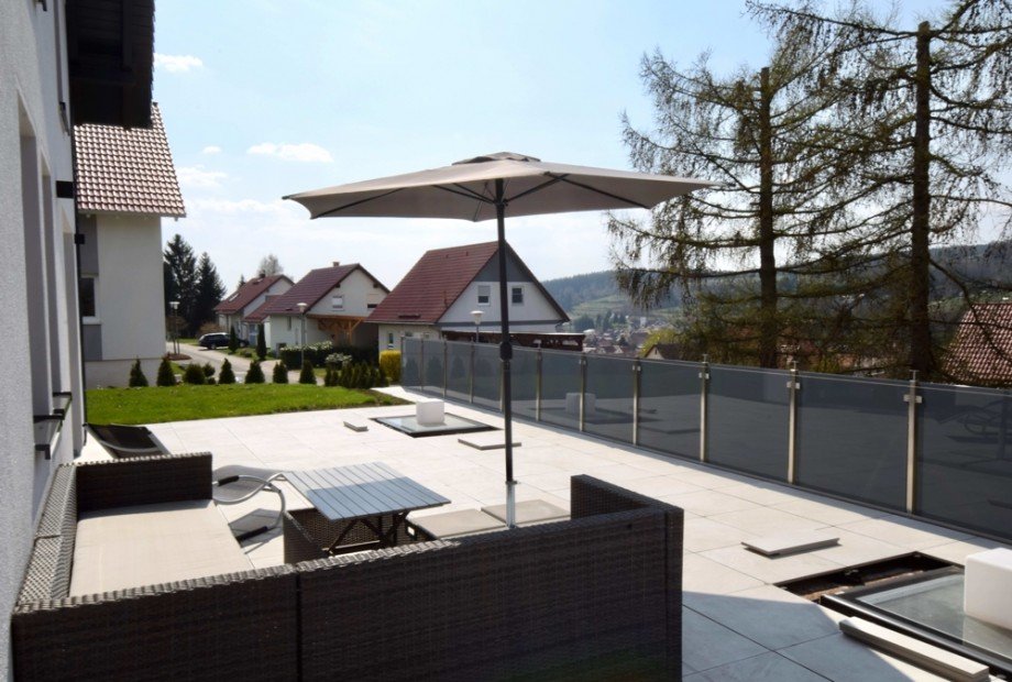 Terrasse mit Traumblick Einfamilienhaus Steinbach-Hallenberg/ Viernau