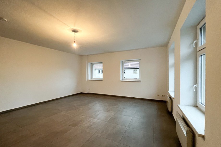 Fensterfront Wohnzimmer_ Erdgeschosswohnung Udestedt