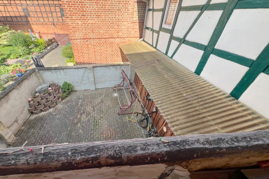 Blick in den Innenhof Einfamilienhaus Unstrut- Hainich / Sch�nstedt