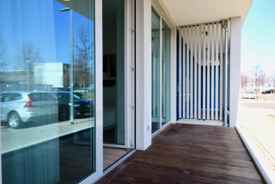 Terrasse am Schlafzimmer Erdgeschosswohnung Erfurt