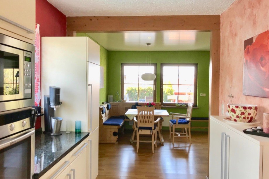 Blick von der K�che ins Wohnzimmer Einfamilienhaus Arnstadt/ Marlishausen