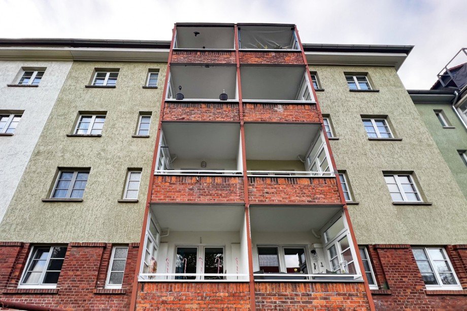 Hofansicht Etagenwohnung Erfurt / Kr�mpfervorstadt