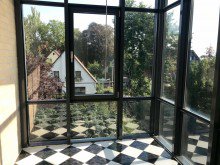 Bezaubernder Wintergarten an der K�che Entz�ckende 2Raumetagenwohnung mit Wintergarten im 1. OG einer Jugendstilvilla