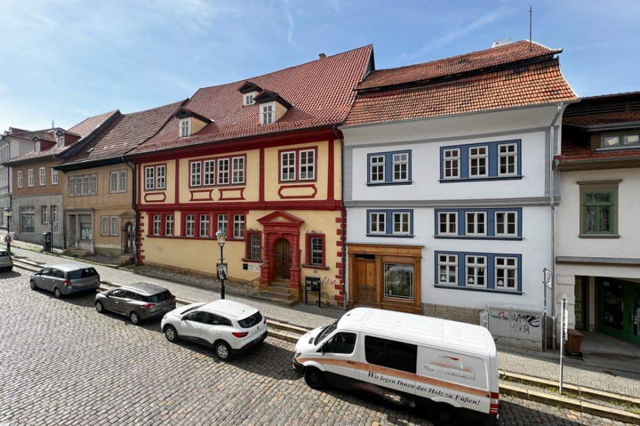 Blick aus dem Wohnzimmer Etagenwohnung Arnstadt / Altstadt