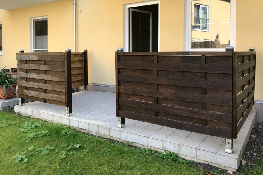Gem�tliche Terrasse_ Erdgeschosswohnung Herbsleben