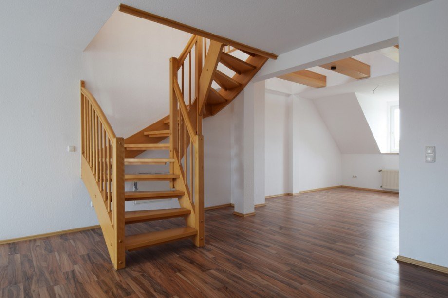 Treppe Wohnzimmer Dachgeschosswohnung Erfurt