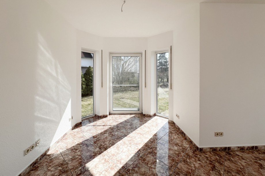 Erker im Wohnzimmer Einfamilienhaus Erfurt / Stotternheim