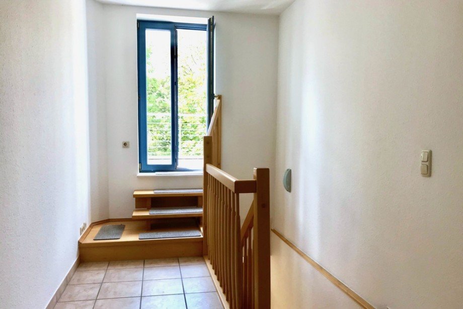 Aufgang zur Dachterrasse Maisonettewohnung Erfurt