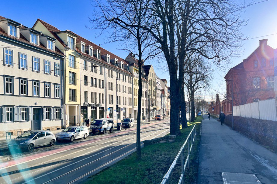 Andreasstra�e Erfurt im Gegenlicht Etagenwohnung Erfurt