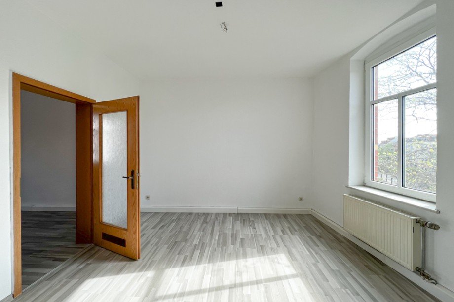 Schlafzimmer stra�enseitig Etagenwohnung Erfurt