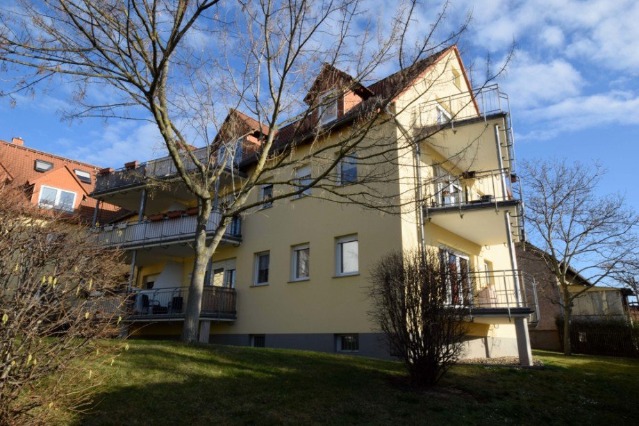 Balkon mit super Ausblick Erdgeschosswohnung Erfurt / Dittelstedt
