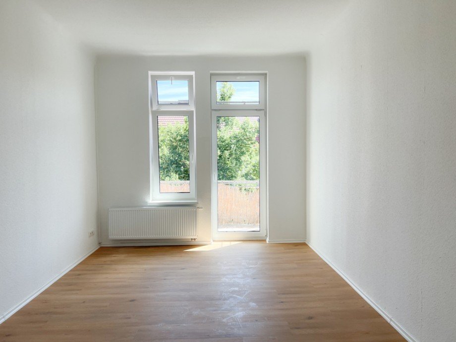 Schlafzimmer mit Balkon Etagenwohnung Erfurt / Daberstedt