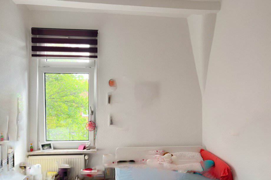 Schlafzimmerfenster zweites Schlafzimmer Etagenwohnung Erfurt