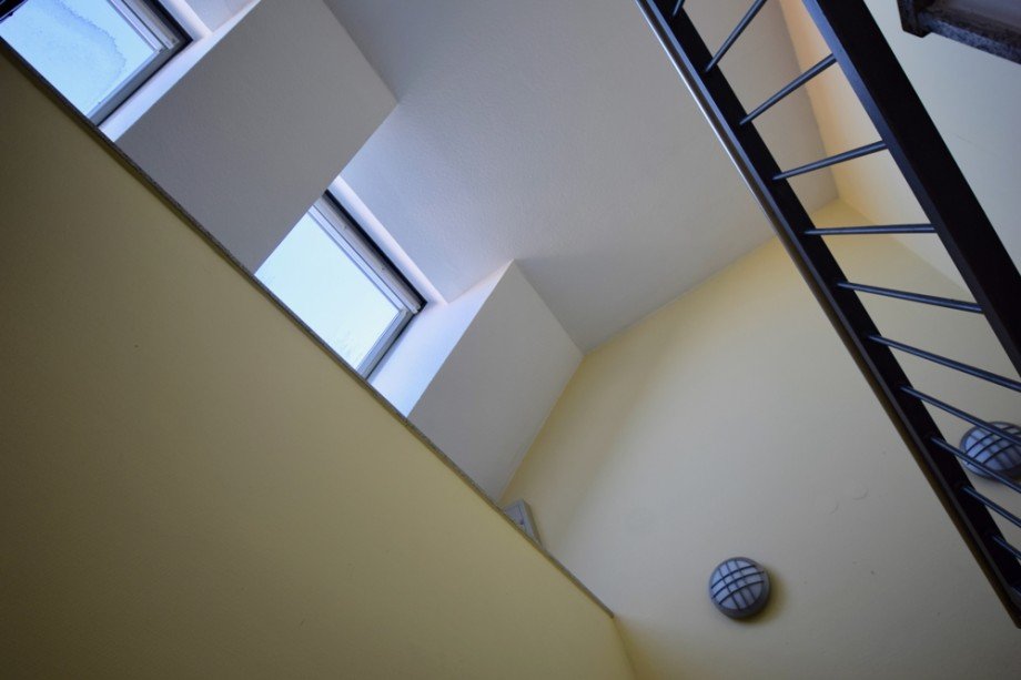 Dachfenster im Treppenhaus Etagenwohnung Erfurt