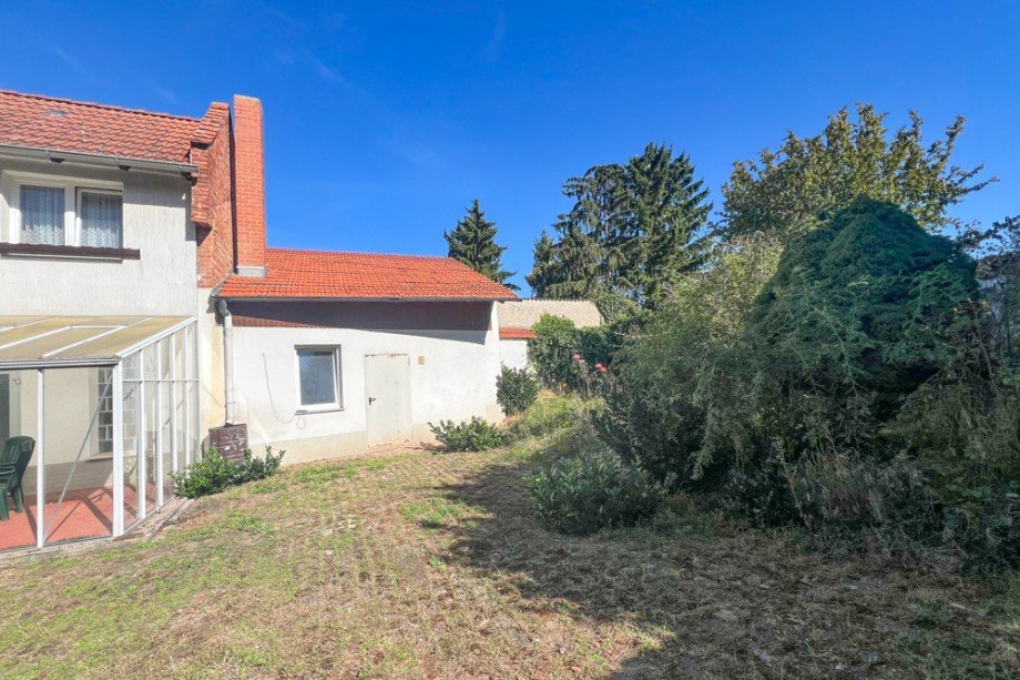 Garten am Heizhaus Einfamilienhaus Am Ettersberg / Berlstedt