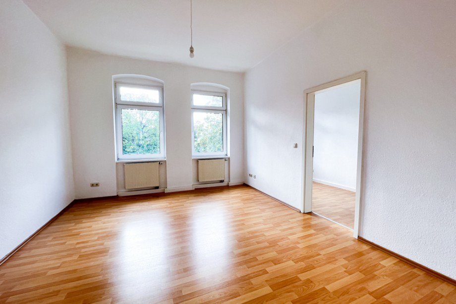 Wohnzimmer im OG Etagenwohnung Erfurt