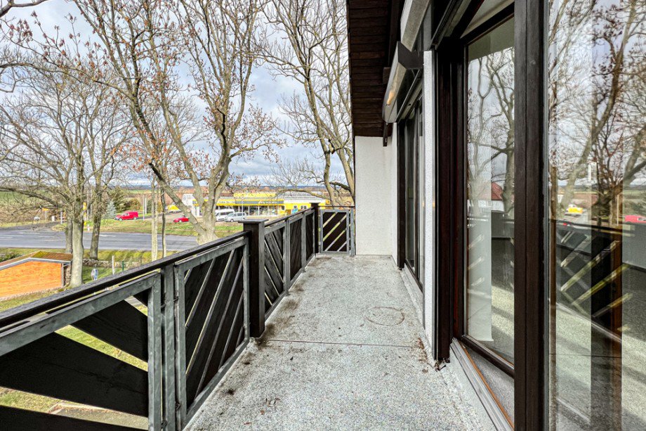 Gro�er Balkon Dachgeschosswohnung Erfurt/ Gottstedt