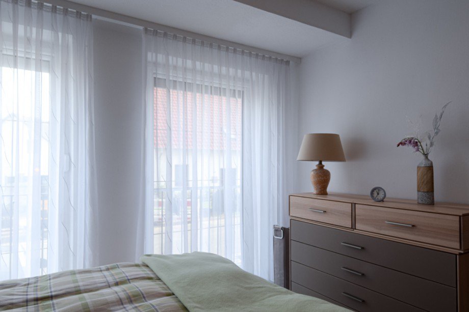 Schlafzimmer mit Stil Erdgeschosswohnung Herbsleben