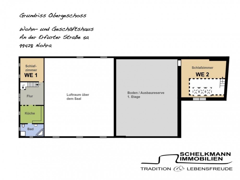 Grundriss OG Nohra Haus Nohra