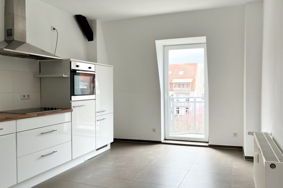 K�che mit Balkon Maisonettewohnung Erfurt