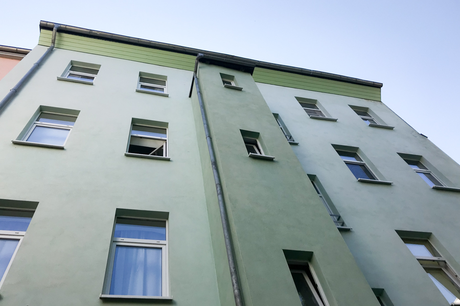 Hofansicht_ Maisonettewohnung Erfurt / Andreasvorstadt